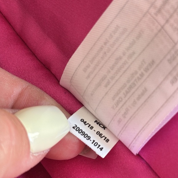 Penelope Mac 12 month pink, black white plaid, Rose, gold buttons jacket - Picture 7 of 9